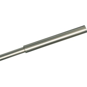 Bastone per tenda t.b.t. estensibile color argento.