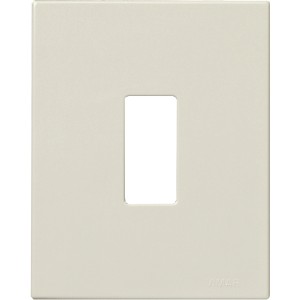 t.b.t. Placca per interruttore, colore crema.