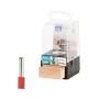 Fresa per scanalature LUX HM 12 mm, punta per fresatura legno, con confezione.