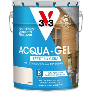 Impregnante per legno t.b.t. per esterni, bianco.