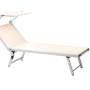 t.b.t. lettino prendisole con tettuccio, ideale per giardino e terrazza.