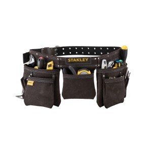 Cintura porta attrezzi Stanley con tasche per artigiani, ideale per riporre gli utensili.