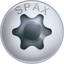 Dettaglio di una vite universale Spax 3,5 x 16 mm con attacco T-Star plus.
