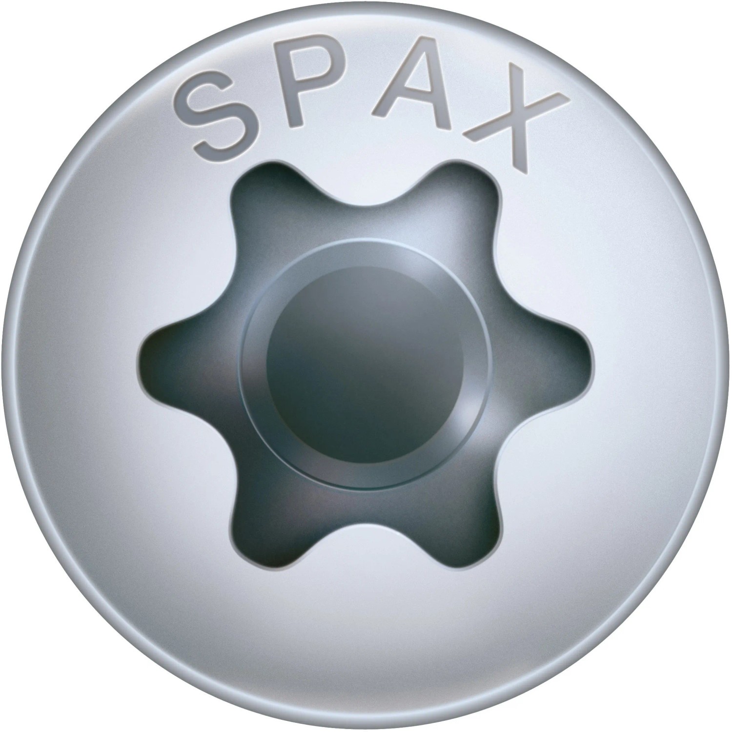 Dettaglio di una vite universale Spax 3,5 x 16 mm con attacco T-Star plus.