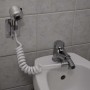 Doccetta bidet t.b.t. con tubo a spirale e supporto a parete.