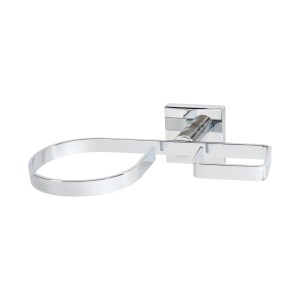 Supporto a parete cromato per accessori bagno, categoria Accessori da parete e contenitori.