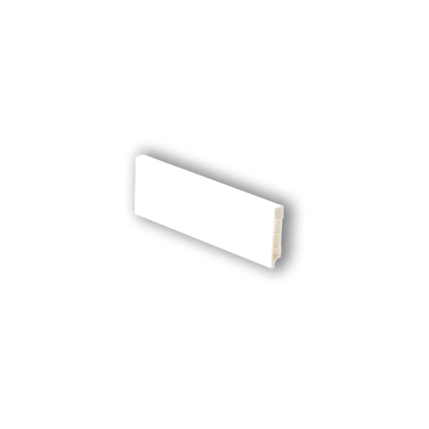 Battiscopa in pvc bianco squadrato H 7 cm acquista da OBI