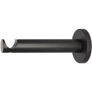 Supporto per bastone per tende Mydeco Function nero, Ø 2 cm, distanza parete 12 cm.