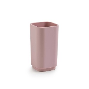 Portaspazzolini bagno Seventy in resine termoplastiche rosa matt