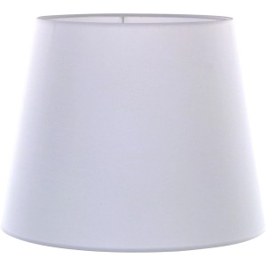 Paralume bianco per lampade da tavolo o da terra.