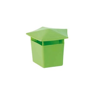 Trappola per lumache verde di t.b.t. per il controllo delle lumache in giardino.