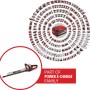 Tagliasiepi a batteria Einhell GE-CH 18/60 Li-Solo, parte della famiglia Power X-Change.