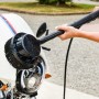 Pulizia moto con spazzola rotante per idropulitrice. Accessorio per Idropulitrici.