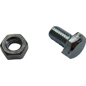 Dado esagonale e bullone per scaffali