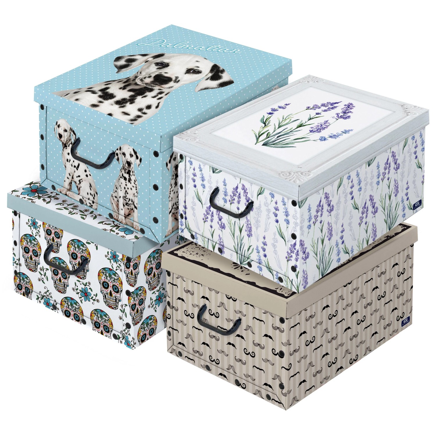 Portadischi Di Cotone Domopak Living - Contenitore Pratico, 7.5x7.5x20 Cm - Foto 9