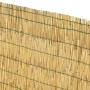 Dettaglio di un paravento in canna naturale, ideale come frangivista e frangivento.