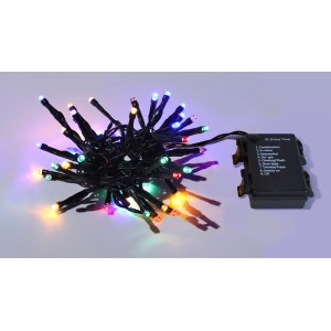 Catena luminosa da esterno t.b.t. con timer, vari colori.