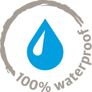 Simbolo per Vasi in terracotta impermeabili al 100%.