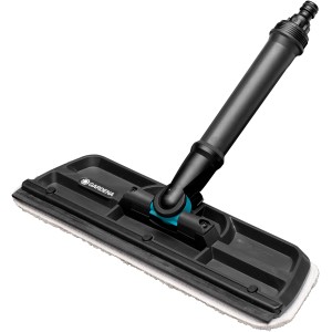 Gardena Cleansystem lavavetri con microfibra e tergivetro per finestre senza aloni.