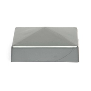 Copripalo quadrato grigio per supporti palo.