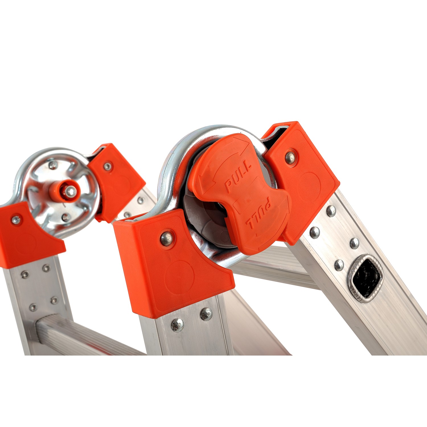 Scala Telescopica In Acciaio Acal100 - 4+4 Pioli, Altezza Lavoro 3.76m, Portata 100kg - Foto 9