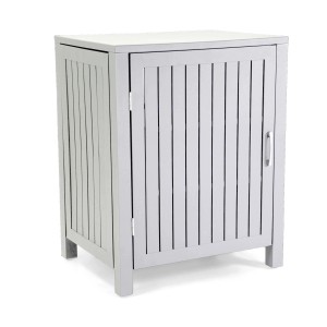 Mobile da esterno in alluminio bianco 70x54,5x90 cm