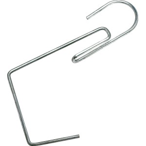 Supporto per fioriera da balcone in filo d'acciaio, facile da installare senza viti.