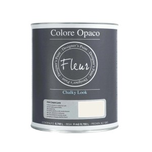 Barattolo di vernice DIY color crema di Fleur, ideale per hobby e decorazioni.