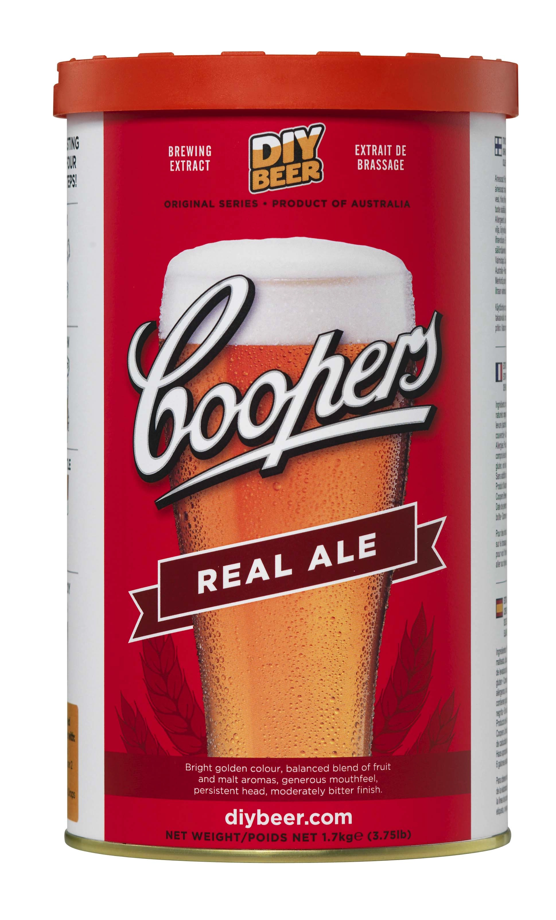 Malto per birra Coopers Real Ale 1,7 kg
