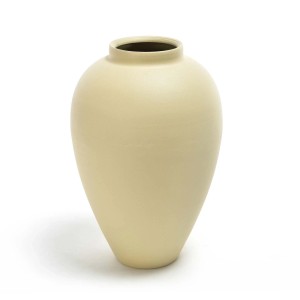Vaso in metallo Ø20xH30cm nero