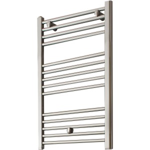 Radiatore t.b.t. in metallo con barre riscaldanti orizzontali.