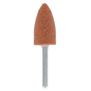 Punta abrasiva in corindone Dremel 952, 9,5 mm per miniutensili, per smerigliare, levigare e affilare.