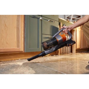 Aspirapolvere a batteria che aspira polvere e trucioli. Ideale per una pulizia rapida.