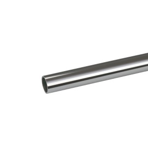 Barra tonda Arcansas in acciaio inox, 8x8x1000 mm, lucida.