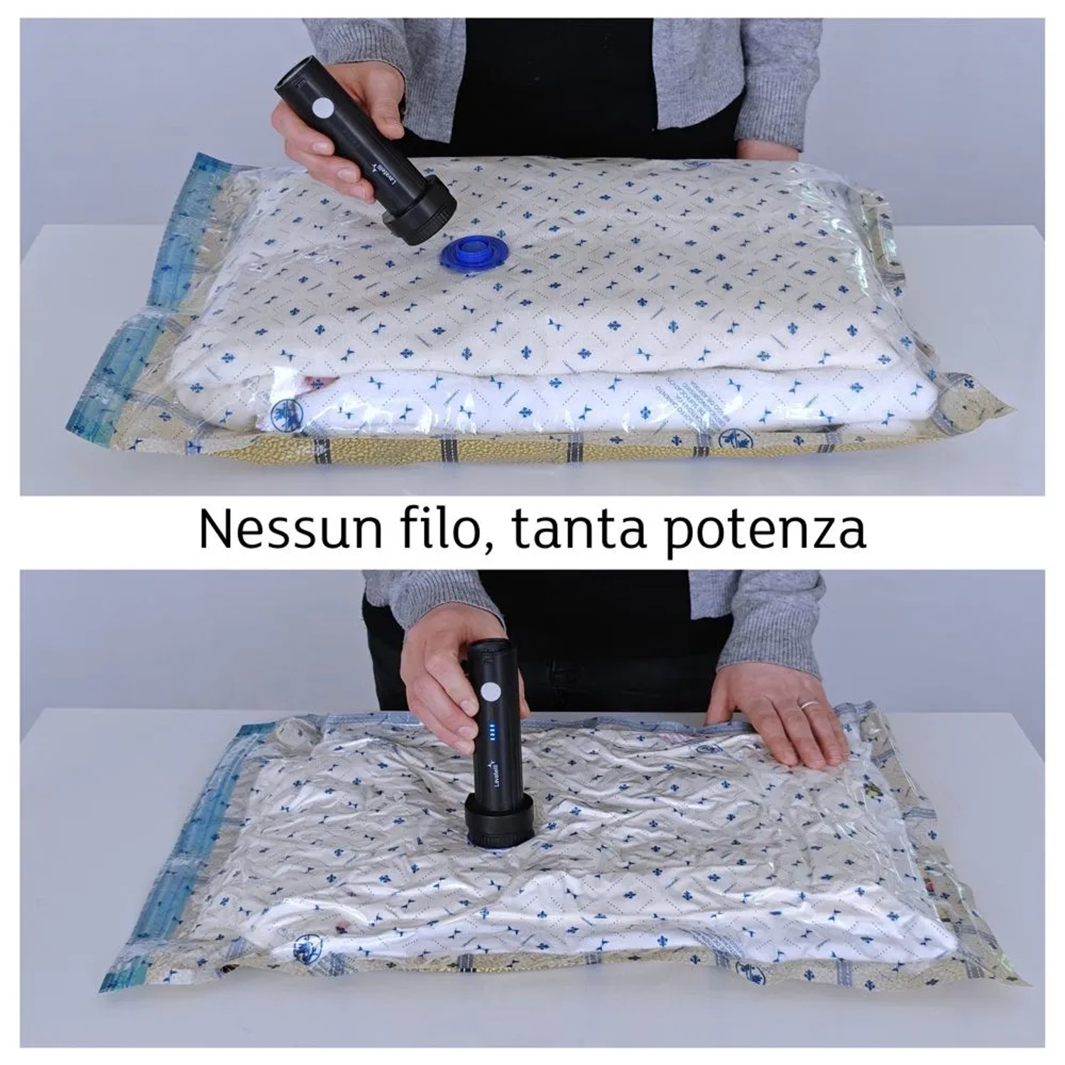 Pompa Sottovuoto Wireless USB-C 25W per Sacchetti Salvaspazio_8