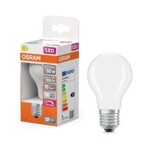 Lampadina LED Osram E27 5,9 W 806 lm Bianco neutro dimmerabile opaco