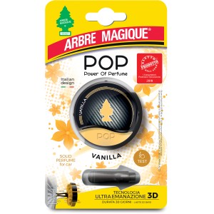 Arbre Magique Pop Vanilla profumo auto per la cura dell'auto.