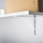 Reggimensola in acciaio 500x330x30x4 mm bianco opaco_6