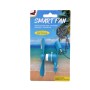 Mini ventilatore blu per smartphone, ideale per quando si è in giro.