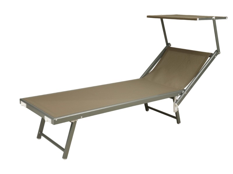 Lettino Pieghevole Lettino Giardino Alluminio Lettino Prendisole