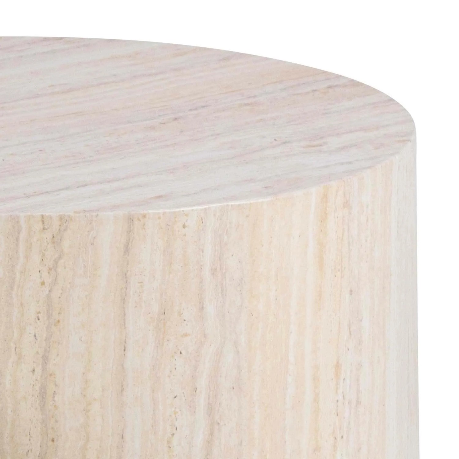 Set 2 tavolini da salotto legno Motrik effetto travertino beige tondo h40 cm_7