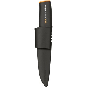 Coltello universale Fiskars K40 con fodero, coltello multiuso per giardino, campeggio e outdoor.
