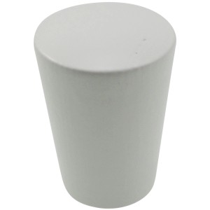 Terminale grigio per bastone per tende, t.b.t., accessorio per binari per tende.