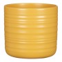 Scheurich Vaso Cottage Curcuma, Ø 14cm, texture a coste.