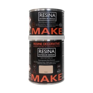 Resina epossidica opaca Interior design Tortora 0,75 l