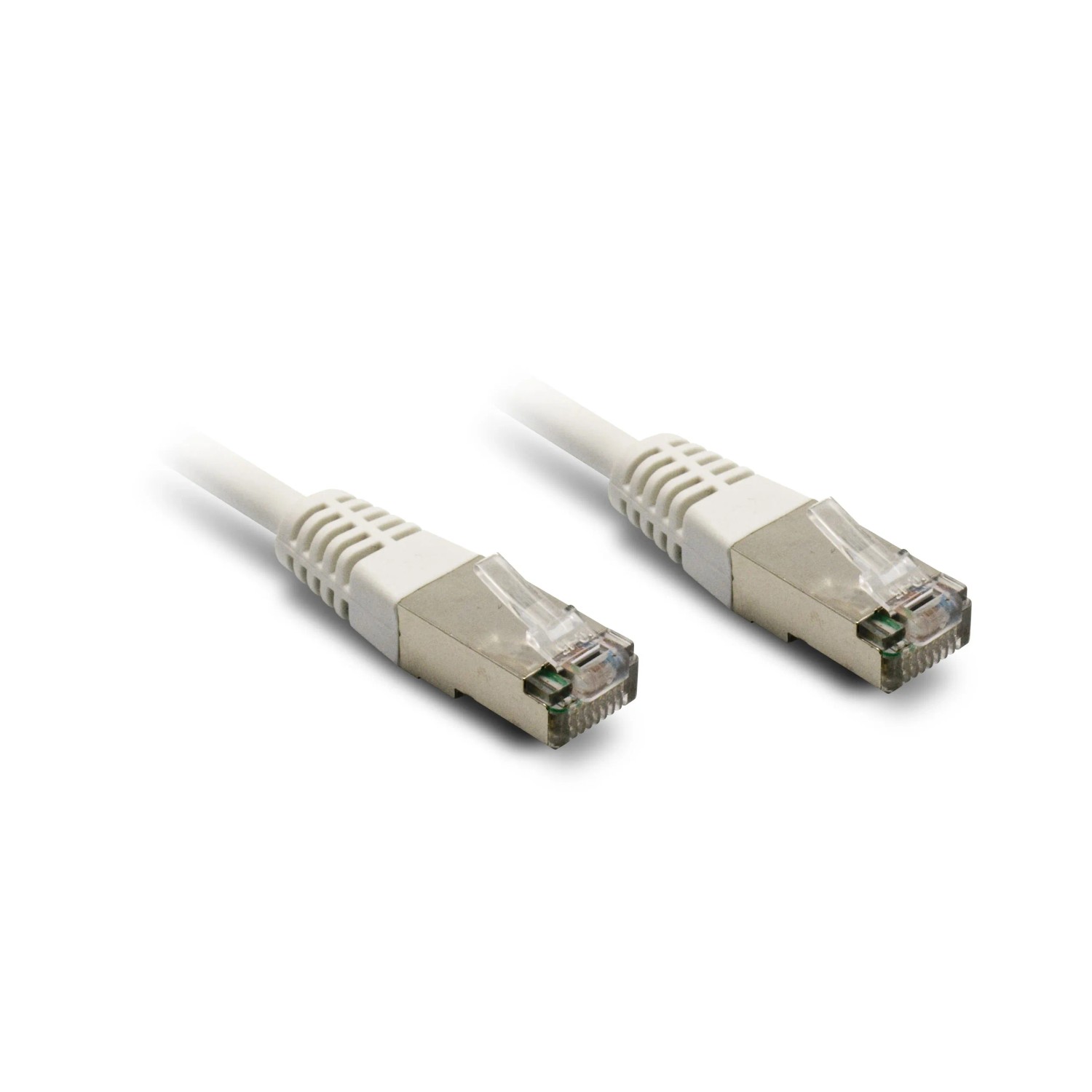Cat5e schermato antigroviglio RJ45 Gigabit FTP Ethernet Cavo Rete con Connettori Metallici (Giallo, 2m