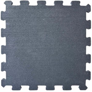 Piastrella per pavimenti t.b.t. grigia, quadrata, con connessione a puzzle per rivestimenti di pareti e pavimenti.