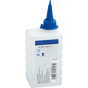 Olio per macchine pneumatiche LUX, flacone da 200 ml, lubrificante per utensili pneumatici.