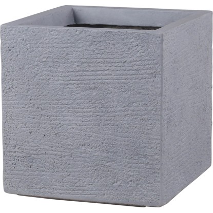 Vaso quadro Concrete grigio 40 cm