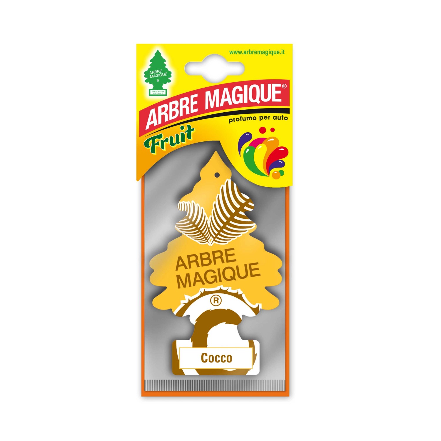Deodorante auto Arbre Magique mono Cocco